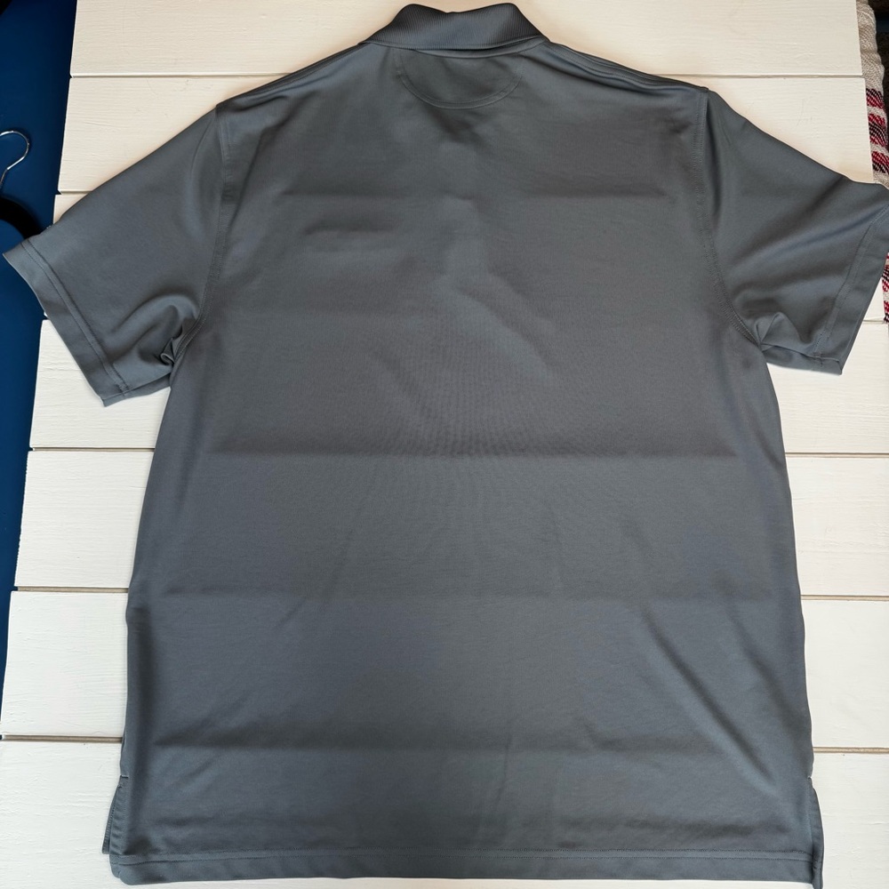 Morgan Stanley Branded Men's Gray Under Armour Polo Shirt - Picture 4 of 8